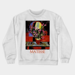 Vase of Irises (1912) by Henri Matisse Crewneck Sweatshirt